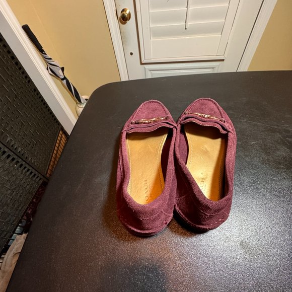 Coach Fortunata size 6.5 suede loafers with horsebit logo - Picture 5 of 10
